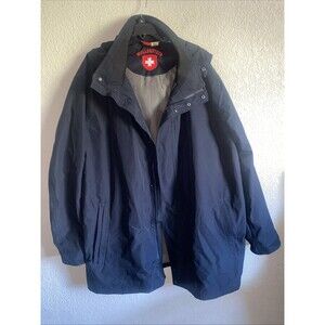 WELLENSTEYN Trench Coat Jacket 3XL WATERPROOF WINDPROOF BREATHABLE Zip Cargo Men